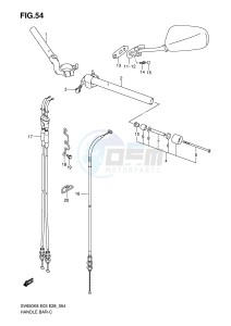 SV650 (E3-E28) drawing HANDLEBAR (SV650S SA)