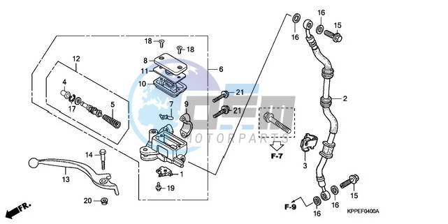 FR. BRAKE MASTER CYLINDER