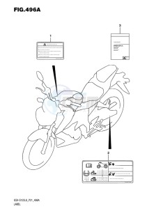 GSX-S125 MLX drawing LABEL (GSX-S125MLL8 P21)