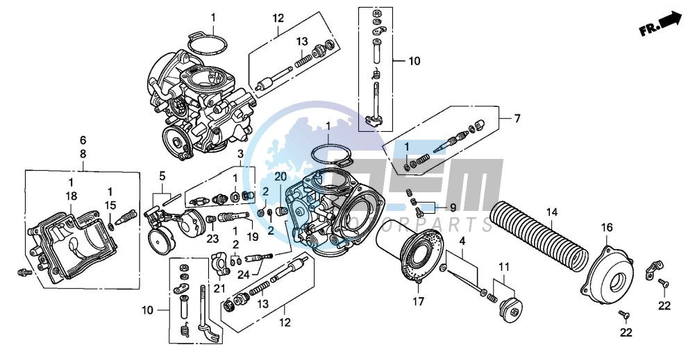 CARBURETOR (COMPONENT PARTS)