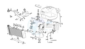 GPR - 50 CC VTHRF1A1A 2T EU2 drawing FUEL AND OIL TANK