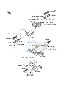 1400GTR_ABS ZG1400CEF FR GB XX (EU ME A(FRICA) drawing Footrests