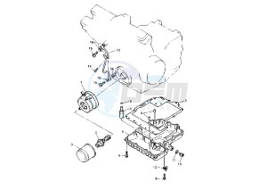 FZR R 600 drawing OIL CLEANER