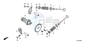 NSC110MPDC drawing CAMSHAFT/VALVE