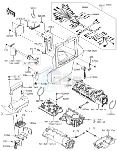 JET SKI ULTRA 310R JT1500NHF EU drawing Fuel Injection