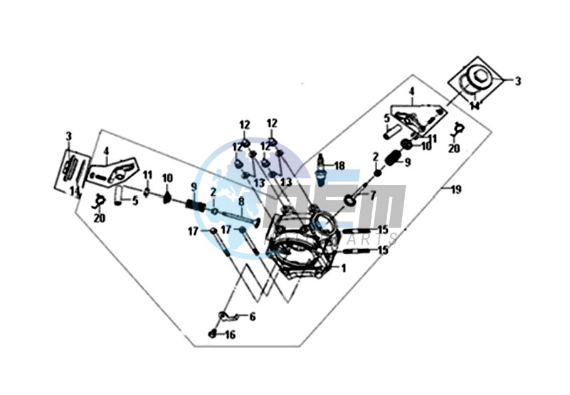 CYLINDER HEAD KPL.