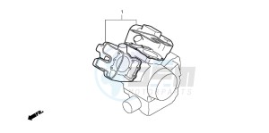 NTV650 drawing GASKET KIT A