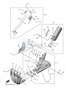 YZF1000D YZF-R1M (B4SJ) drawing EXHAUST