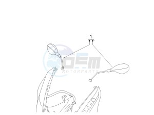 Nexus 250 SP e3 drawing Mirrors