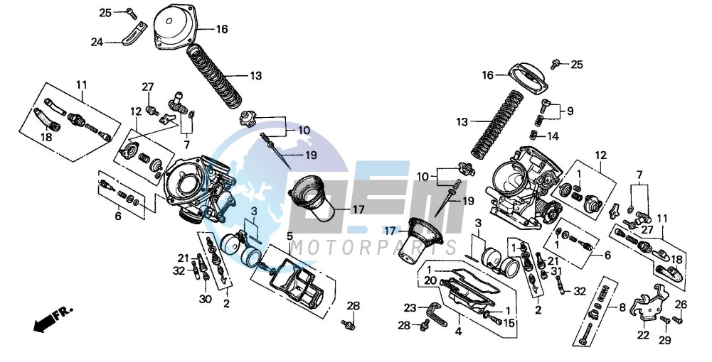 CARBURETOR (COMPONENT PARTS)