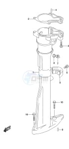 DF 2.5 drawing Drive Shaft Housing w/Transom (S)