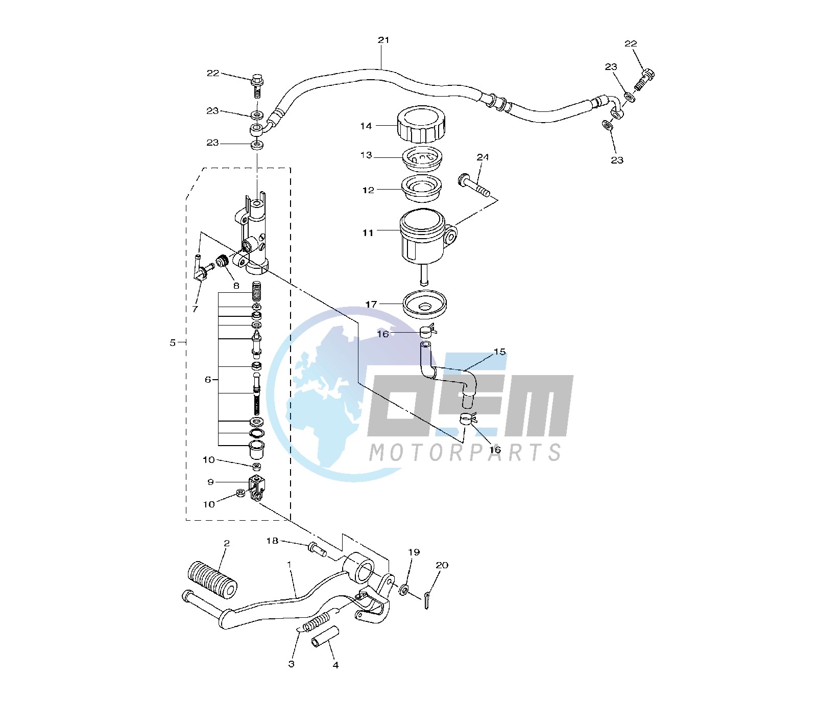 REAR MASTER CYLINDER