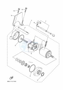 YFM450FWBD KODIAK 450 EPS (BEYB) drawing STARTING MOTOR