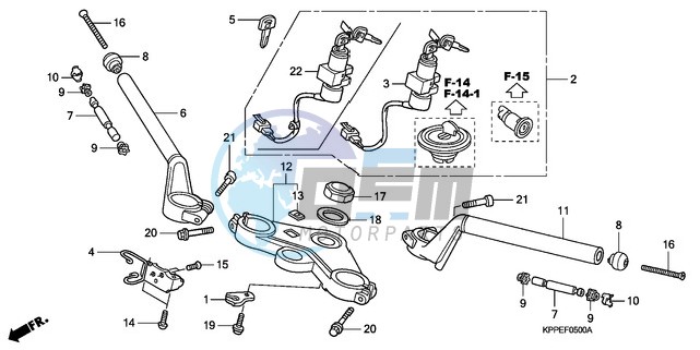 HANDLE PIPE/TOP BRIDGE