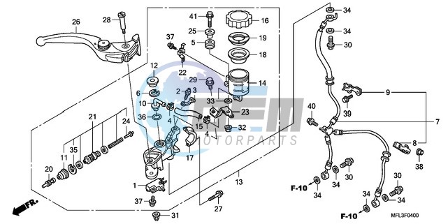 FR. BRAKE MASTER CYLINDER (CBR1000RR)