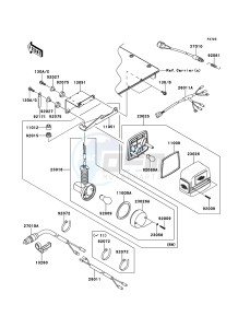 MULE 4010 TRANS 4x4 DIESEL KAF950G9F EU drawing Taillight(s)