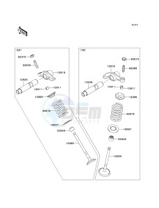 KLX 140 A [KLX140] (A8F-A9FA) A8F drawing VALVE-- S- -