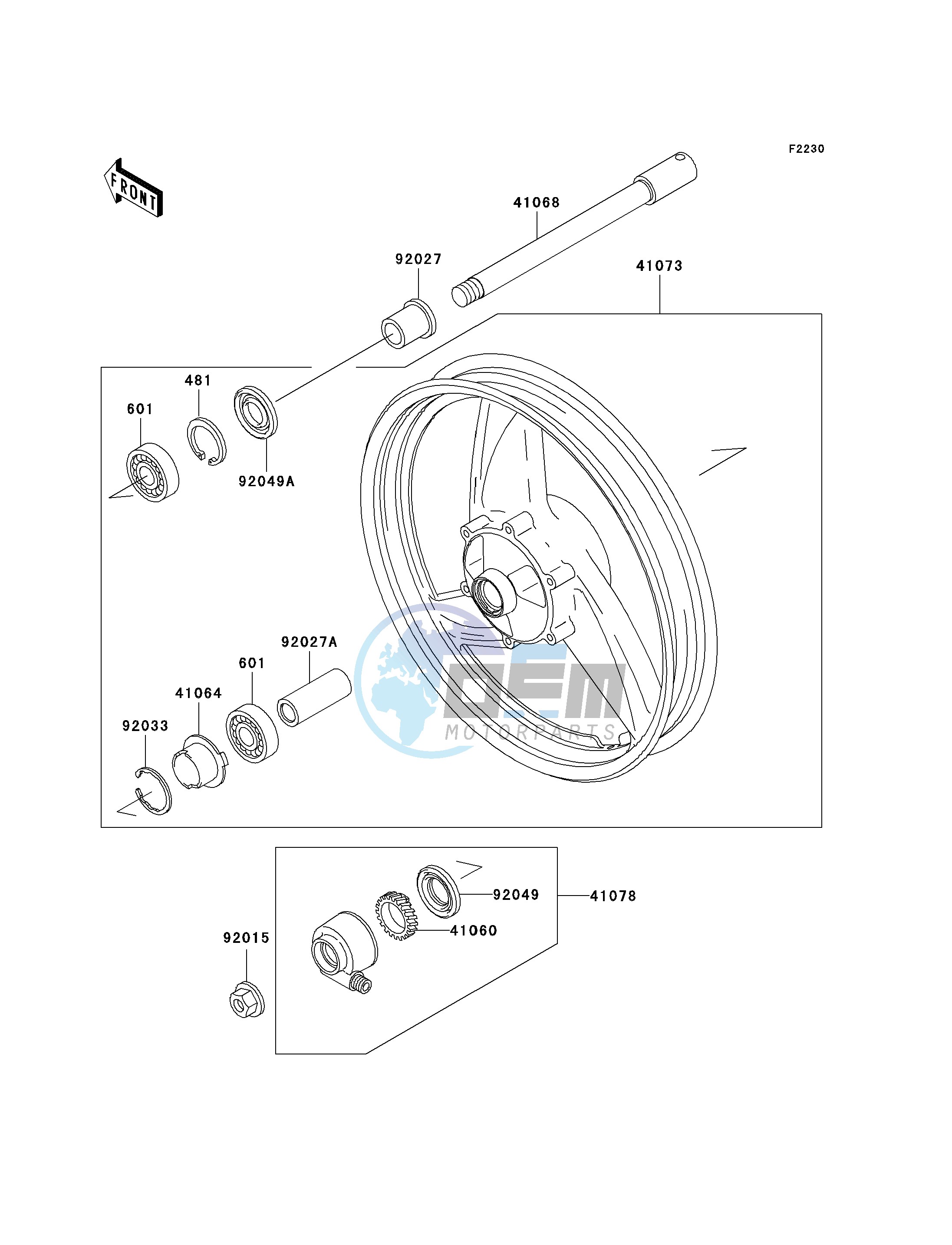 FRONT HUB