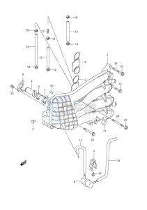 DF 70 drawing Inlet Manifold (2002-2008)