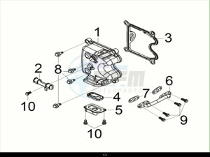 CRUISYM 125 (LV12W3-EU) (M2) drawing CYLINDER HEAD COVER