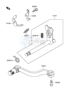 RM60 (E24) drawing GEAR CHANGE MECHANISM