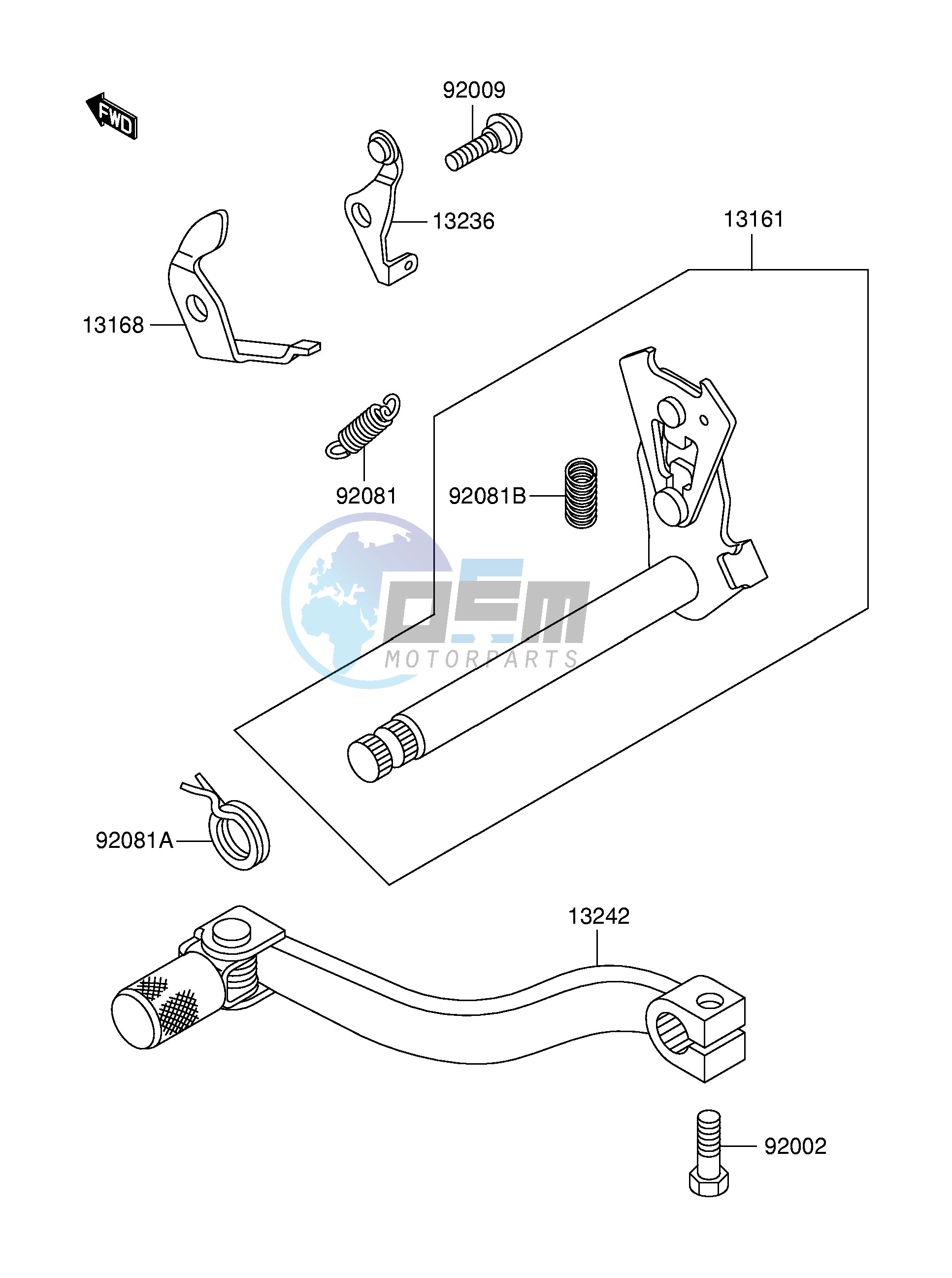 GEAR CHANGE MECHANISM