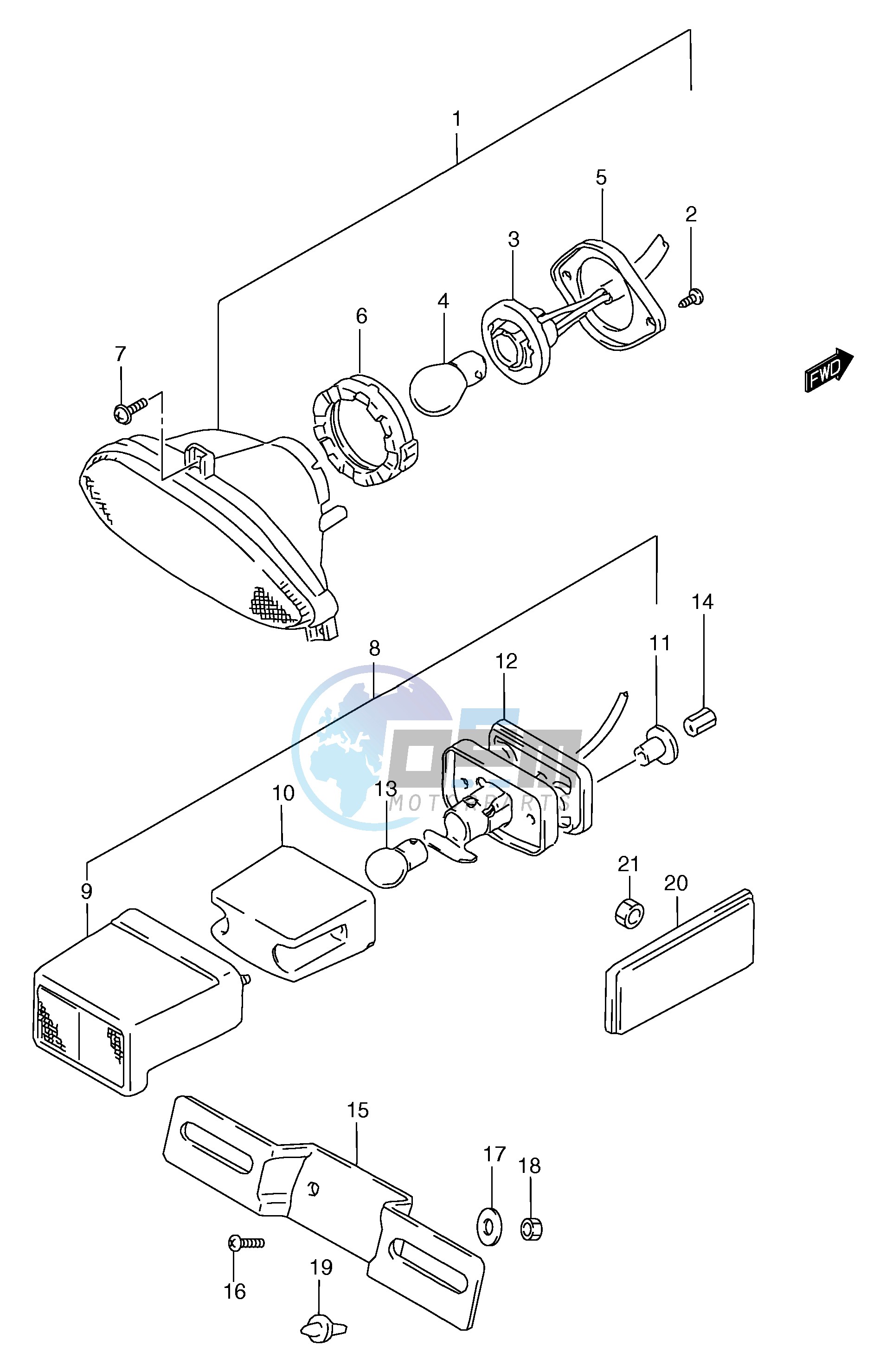 REAR COMBINATION LAMP