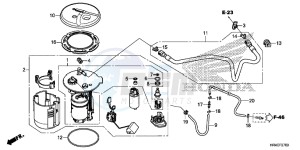 TRX500FE1G TRX500 Europe Direct - (ED) drawing FUEL PUMP