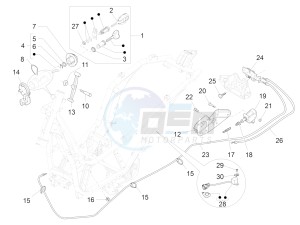 BV 350 ST 4T 4V IE ABS E4 (NAFTA) drawing Locks