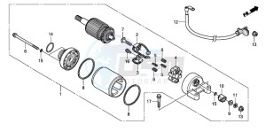 VT750CA drawing STARTING MOTOR