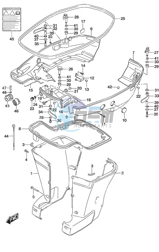 Side Cover w/Transom (X or XX)