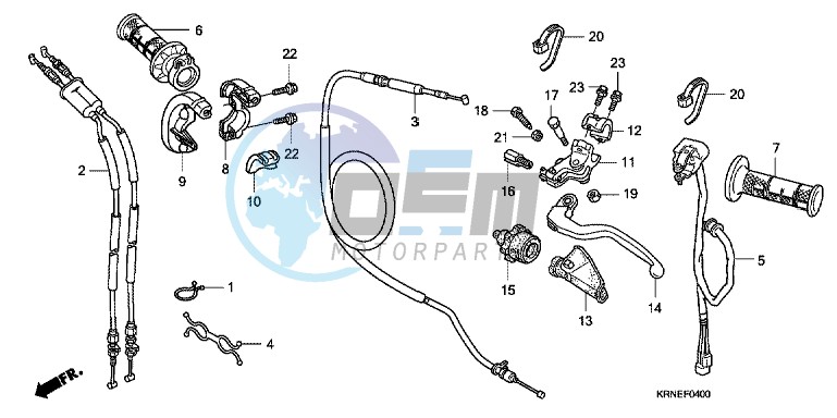 HANDLE LEVER/SWITCH/CABLE