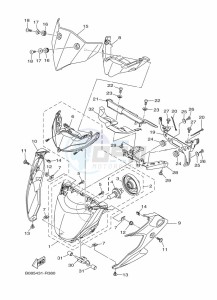 MT-03 MTN320-A (B9A9) drawing HEADLIGHT