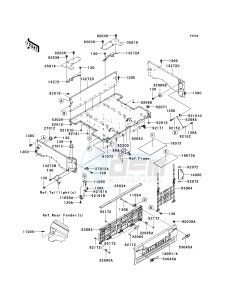 KRF 750 A [TERYX 750 4X4] (A8F) A8F drawing CARRIER-- S- -