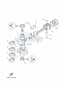 F40FED drawing CRANKSHAFT--PISTON