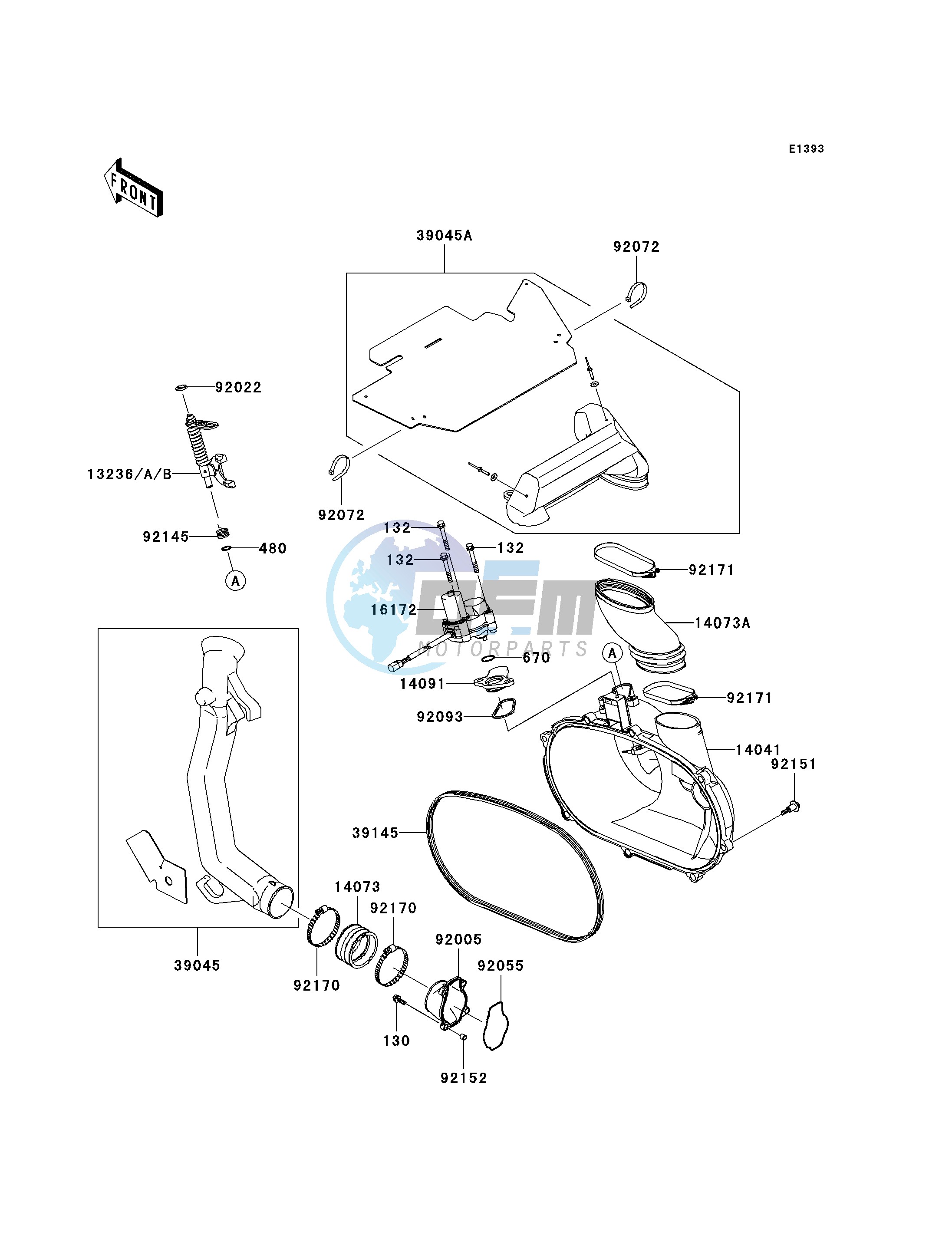 CONVERTER COVER_DRIVE BELT