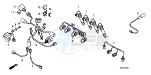 CBR1000RR9 BR / MME - (BR / MME) drawing SUB HARNESS (CBR1000RR)