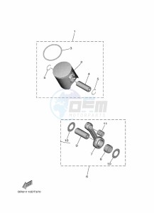 YZ65 (BR8M) drawing OPTIONAL PARTS 1