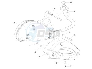 Typhoon 50 4T 4V E2 (NAFTA) drawing Silencer