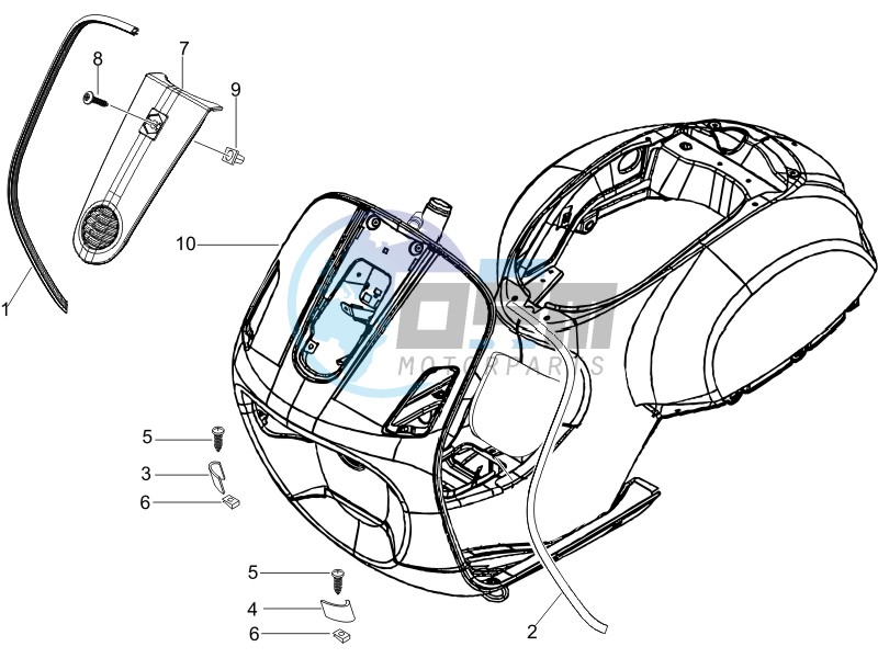 Front shield