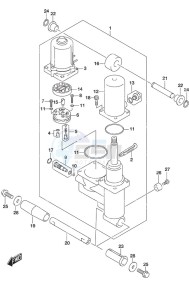 DF 40A drawing Trim Cylinder