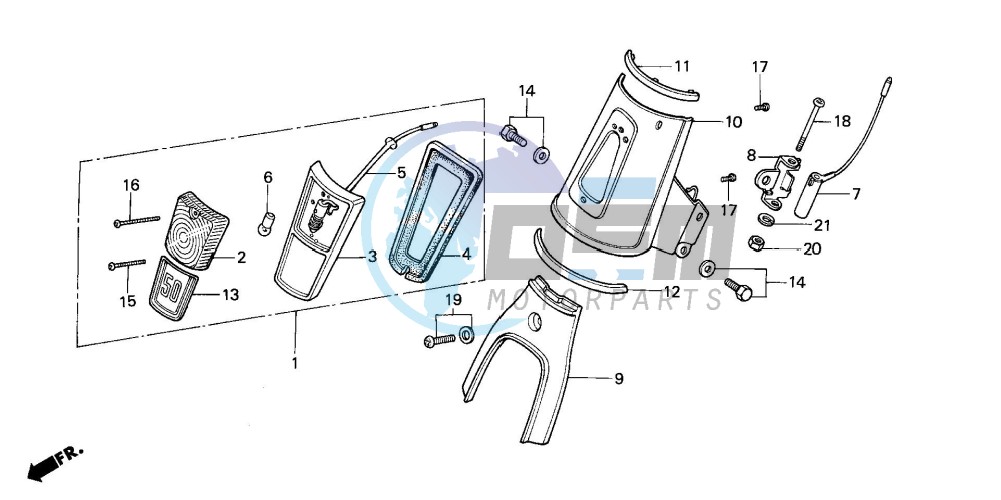 TOP COVER/POSITION LAMP