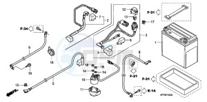 TRX420FAC drawing BATTERY