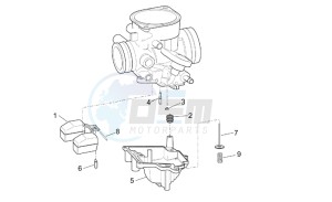 Scarabeo 50 4T E2 drawing Carburettor III