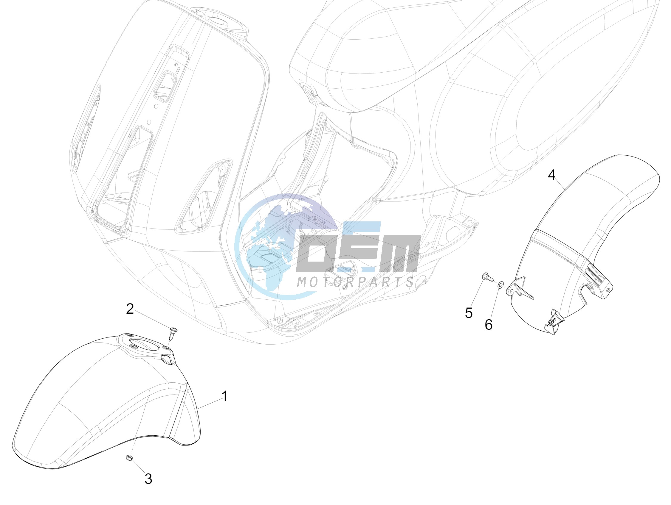 Wheel huosing - Mudguard