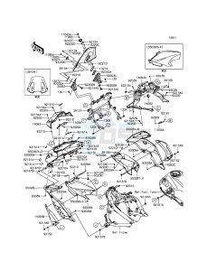 VERSYS_650_ABS KLE650FFF XX (EU ME A(FRICA) drawing Cowling