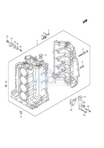 DF 150 drawing Cylinder Block