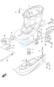 DF 250 drawing Drive Shaft Housing