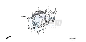 TRX90XC TRX90 ED drawing CYLINDER