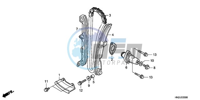 CAM CHAIN/TENSIONER